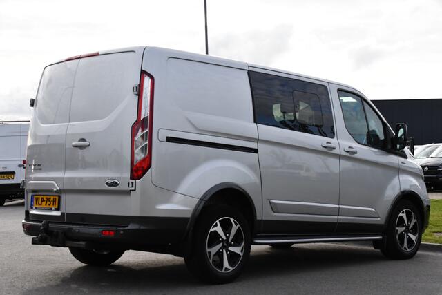 Ford TRANSIT CUSTOM 2.0 TDCI L1H1 Active DC Full Options! Adaptieve Cruise, Camera, Xenon, Carplay, Leder, Automaat, 170pk, Multimedia, Uniek!