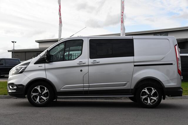 Ford TRANSIT CUSTOM 2.0 TDCI L1H1 Active DC Full Options! Adaptieve Cruise, Camera, Xenon, Carplay, Leder, Automaat, 170pk, Multimedia, Uniek!