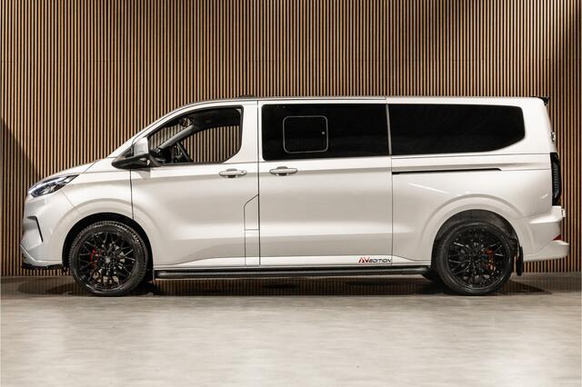 Ford TRANSIT CUSTOM 300 2.0 TDCI L2H1 Limited DC | BPM VRIJ | Dubbel Cabine | Elec schuifdeuren | ACC | Blind Spot | 360 Camera | CarPlay | Navigatie | Stoelverwarming | 5-Zitter | BPM Vrij