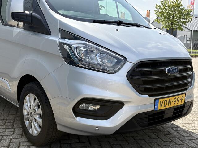 Ford TRANSIT CUSTOM 300 2.0 130Pk TDCI L2H1 Limited / Cruise / Airco / Navi / Trekhaak / Apk t/m 11-10-2026