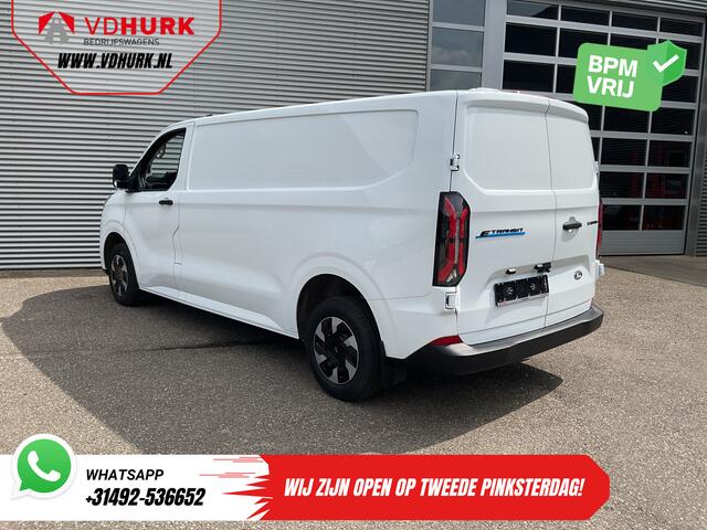 Ford TRANSIT CUSTOM E-Transit L2 330 km WLTP LED/ Standkachel/ Stoelverw./ Snellader/ 2.3t Trekverm./ Carplay/ Climate/ Camera/ PDC/ Cruise