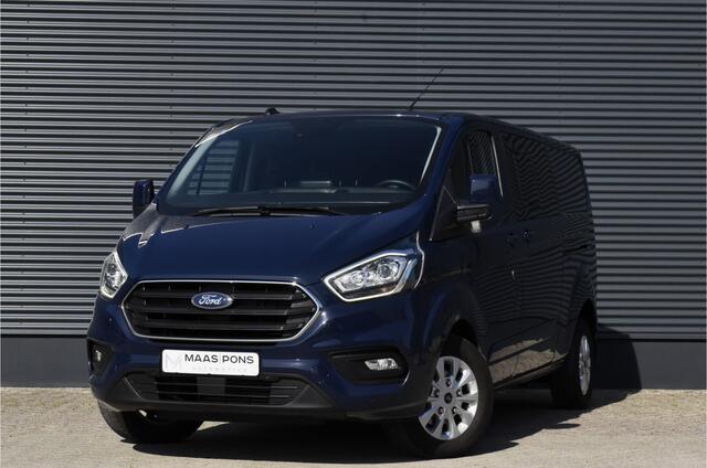 Ford TRANSIT CUSTOM 320 2.0 TDCI L2H1 Limited DC 2x ZIJDEUR - CARPLAY - KLIMA - CRUISE - PDC V+A