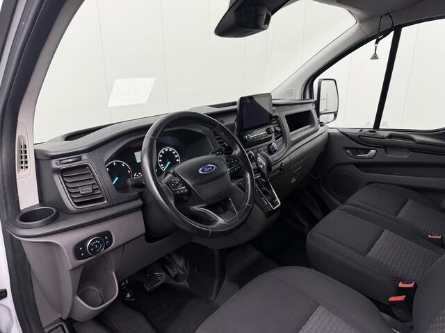 Ford TRANSIT CUSTOM 2.0TDCI 130PK Automaat Navigatie | Camera | Airco | Cruise | 3-Zits | Betimmering