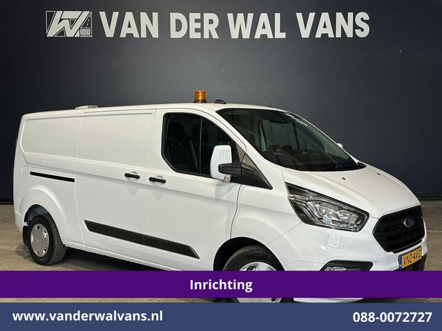 Ford TRANSIT CUSTOM 2.0 TDCI 131pk L2H1 Inrichting Euro6 Airco | LED | Cruisecontrol | Stoelverwarming Verwarmde voorruit, Parkeersensoren, Bijrijdersbank, 2800kg trekvermogen