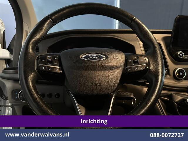 Ford TRANSIT CUSTOM 2.0 TDCI 131pk L2H1 Inrichting Euro6 Airco | LED | Cruisecontrol | Stoelverwarming Verwarmde voorruit, Parkeersensoren, Bijrijdersbank, 2800kg trekvermogen