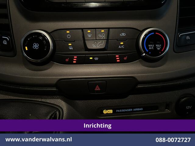 Ford TRANSIT CUSTOM 2.0 TDCI 131pk L2H1 Inrichting Euro6 Airco | LED | Cruisecontrol | Stoelverwarming Verwarmde voorruit, Parkeersensoren, Bijrijdersbank, 2800kg trekvermogen