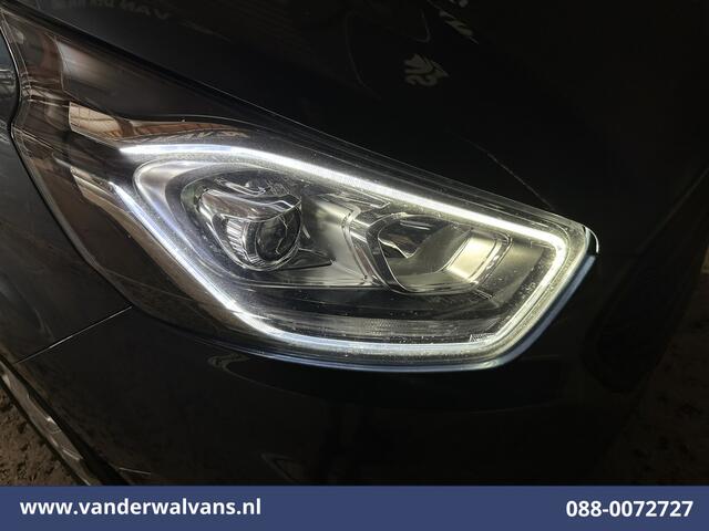 Ford TRANSIT CUSTOM 2.0 TDCI 131pk L2H1 Euro6 Airco | Camera | LED | Cruisecontrol | 2800kg Trekhaak Verwarmde voorruit, Parkeersensoren, Bijrijdersbank