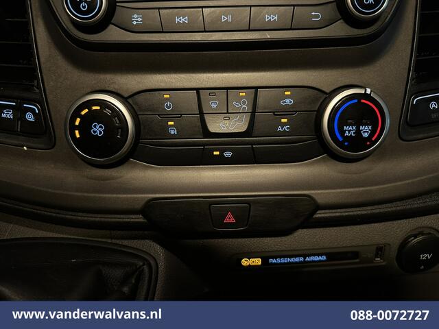 Ford TRANSIT CUSTOM 2.0 TDCI 131pk L2H1 Euro6 Airco | Camera | LED | Cruisecontrol | 2800kg Trekhaak Verwarmde voorruit, Parkeersensoren, Bijrijdersbank