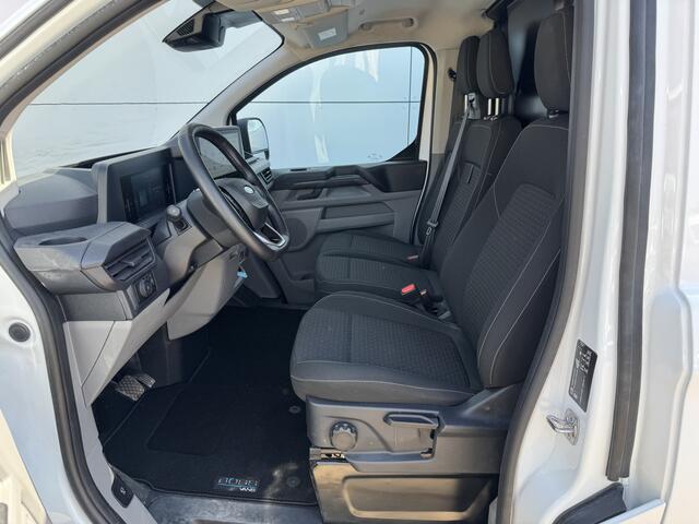 Ford TRANSIT CUSTOM e-Transit 71kWh 140PK Elektrisch 344km WLTP 2300kg Trekvermogen BEV Snelladen Stoel + Stuur verwarming LED Adaptieve Cruise Camera Carplay Parkeersensoren v+a