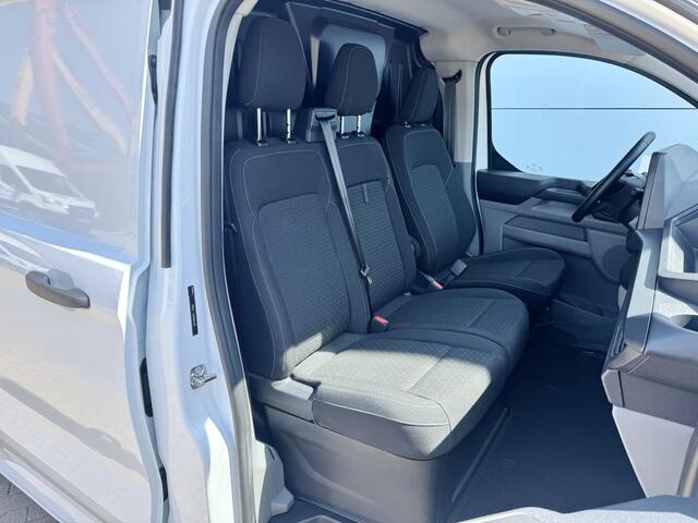 Ford TRANSIT CUSTOM e-Transit 71kWh 140PK Elektrisch 344km WLTP 2300kg Trekvermogen BEV Snelladen Stoel + Stuur verwarming LED Adaptieve Cruise Camera Carplay Parkeersensoren v+a
