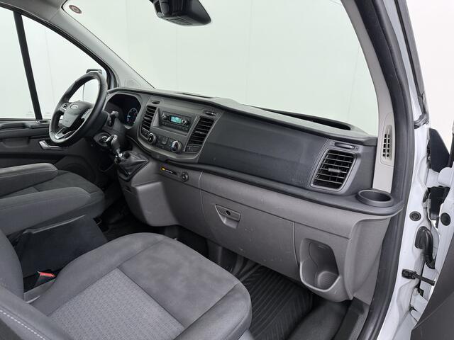 Ford TRANSIT CUSTOM 340 2.0TDCI 130PK L2H1 Sortimo Inperiaal+Ladder Trekhaak Cruise Control Airco Stoelverwarming Pdc Trend Betonplex Vloer Wandbetimmering Inbouwkasten Led
