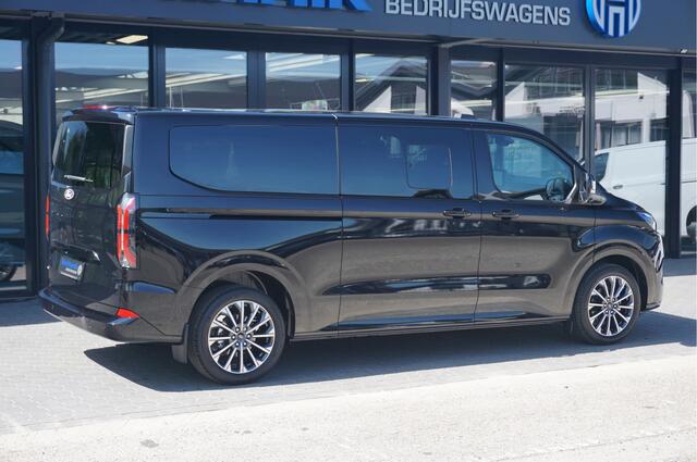 Ford TRANSIT CUSTOM Tourneo 340L 2.5 PHEV 233PK Dubbel Cabine PRIJS INCL. BPM Leder, 19" LM, B&O, Pano, Elec. Schuifdeur, Trekhaak!! NR. TR5