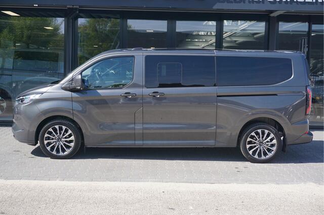 Ford TRANSIT CUSTOM Tourneo 340L 2.5 PHEV 233PK Dubbel Cabine PRIJS INCL. BPM Leder, 19" LM, B&O, Elek. Schuifeur, Pano, Trekhaak!! NR. TR7