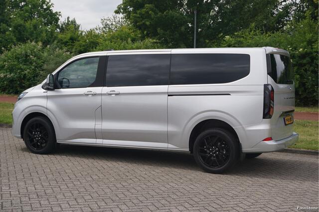 Ford TRANSIT CUSTOM Tourneo 340L 2.5 PHEV 233PK Dubbel Cabine PRIJS INCL. BPM Leder, 19" LM, B&O, Pano, Elec. Schuifdeur, Trekhaak!! NR. TR9