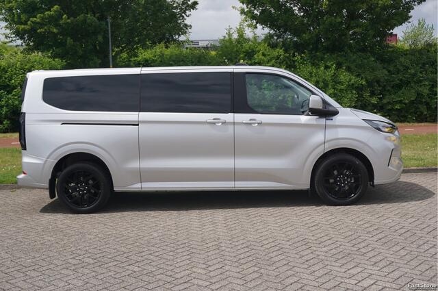 Ford TRANSIT CUSTOM Tourneo 340L 2.5 PHEV 233PK Dubbel Cabine PRIJS INCL. BPM Leder, 19" LM, B&O, Pano, Elec. Schuifdeur, Trekhaak!! NR. TR9