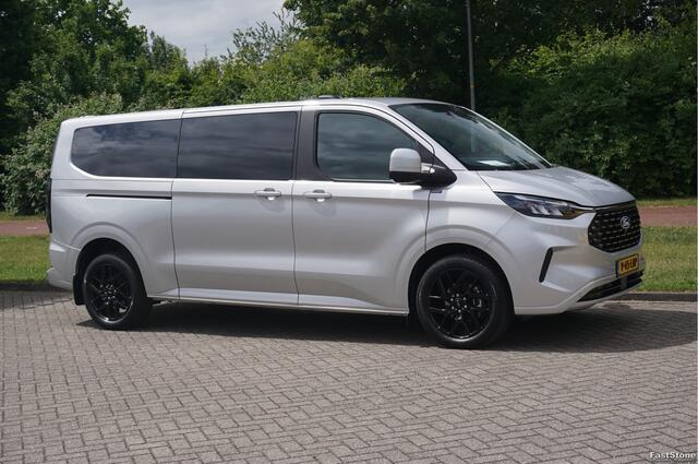 Ford TRANSIT CUSTOM Tourneo 340L 2.5 PHEV 233PK Dubbel Cabine PRIJS INCL. BPM Leder, 19" LM, B&O, Pano, Elec. Schuifdeur, Trekhaak!! NR. TR9