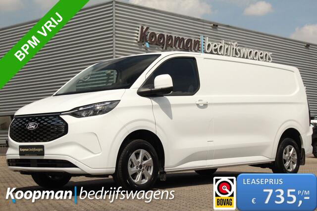Ford TRANSIT CUSTOM E-Transit 340 L2H1 Limited | 71 kWh | 160kW/218pk | Stoel + Stuurverwarming | Camera | Carplay/Android | Cruise | Lease 735,- p/m