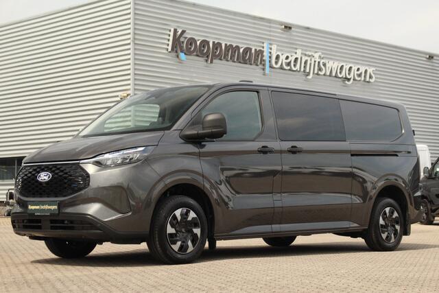 Ford TRANSIT CUSTOM E-Transit 320 L2H1 Trend 71kWh 218pk DC Automaat | Trekgewicht 2300kg | L+R Zijdeur | Keyless | Carplay/Android | Stoel+Stuurvwer. | Lease 771,- p/m