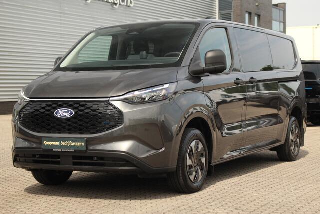 Ford TRANSIT CUSTOM E-Transit 320 L2H1 Trend 71kWh 218pk DC Automaat | Trekgewicht 2300kg | L+R Zijdeur | Keyless | Carplay/Android | Stoel+Stuurvwer. | Lease 771,- p/m