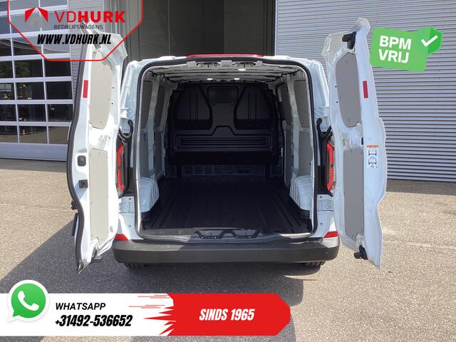 Ford TRANSIT CUSTOM E-Transit L2 330 km WLTP Garantie t/m 2028/ LED/ Snellader/ Standkachel/ Stoelverw./ Stuurverw./ Carplay/ Camera/ PDC/ Climate/ Cruise
