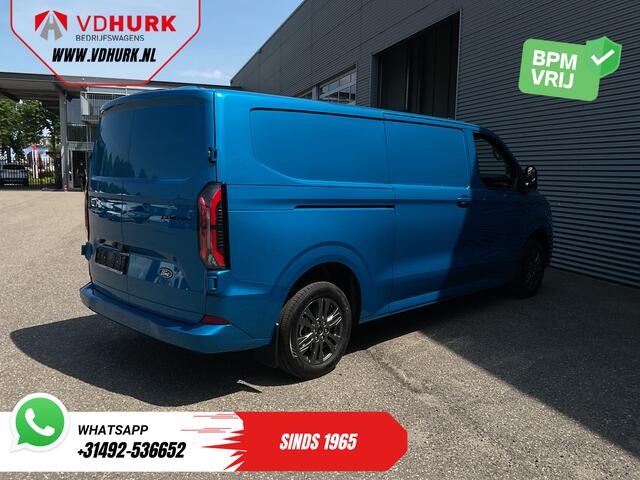Ford TRANSIT CUSTOM E-Transit 218 pk 330 km WLTP L2 Limited B&O/ Adapt.Cruise/ Elek.Trekhaak/ Standkachel/ Stoelverw./ Stuurverw./ Carplay/ Navi/ 360.Camera/ Climate