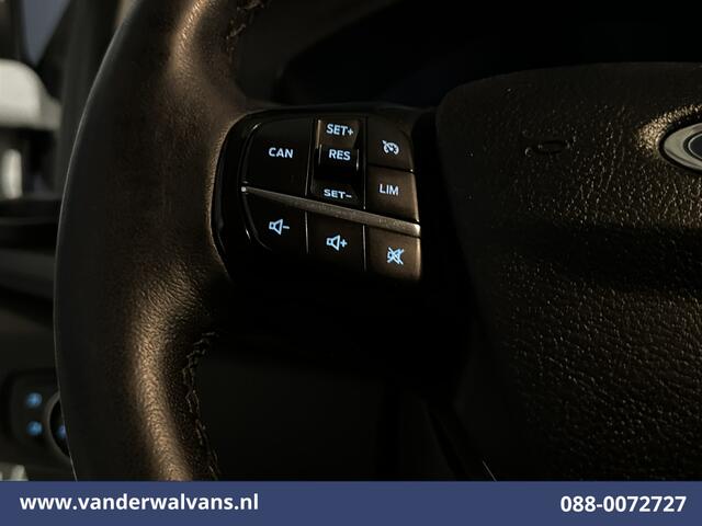 Ford TRANSIT CUSTOM 2.0 TDCI L1H1 Euro6 Airco | Camera | Navigatie | LED | Cruisecontrol | Android Auto 2350kg Trekhaak, Parkeersensoren, Sidebars, Bijrijdersbank