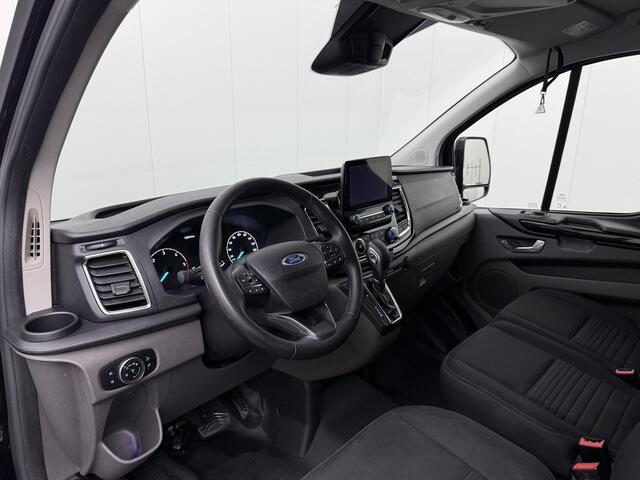 Ford TRANSIT CUSTOM 2.0TDCI 130PK Automaat Lang Limited | 2xSchuifdeur | Navigatie | Multimedia | Airco | Cruise | 3-Zits | Betimmering