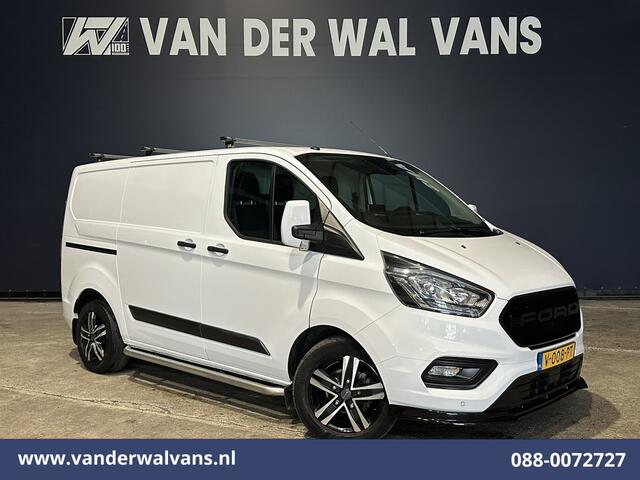 Ford TRANSIT CUSTOM 2.0 TDCI L1H1 Sport Raptor Grill Euro6 Airco | Navigatie | LM Velgen | LED | Cruisecontrol | 2400kg Trekhaak Android Auto, Verwarmde voorruit, Parkeersensoren, Sidebars, Dakdragers, Bijrijdersbank