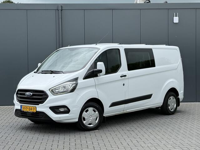 Ford TRANSIT CUSTOM 2.0 TDCI / L2H1 / DUBBELE CABINE / 1e EIG. / INRICHTING / TREKHAAK / CAMERA / 6-PERS.