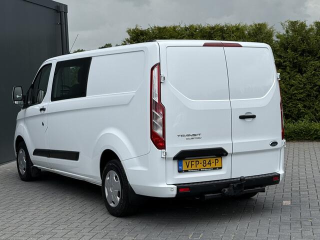 Ford TRANSIT CUSTOM 2.0 TDCI / L2H1 / DUBBELE CABINE / 1e EIG. / INRICHTING / TREKHAAK / CAMERA / 6-PERS.