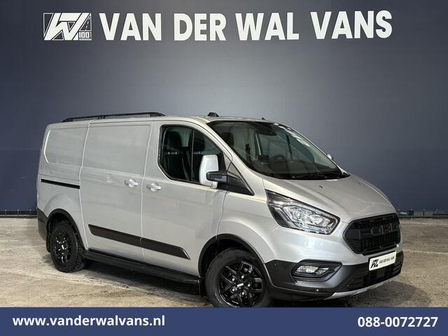 Ford TRANSIT CUSTOM 2.0 TDCI 170pk L1H1 Euro6 Airco | Camera | LED | Apple Carplay | Cruisecontrol | Raptor grill | Leder Android Auto, LM velgen, Verwarmde voorruit, Parkeersensoren, Bijrijdersbank