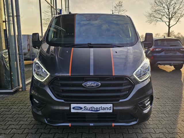 Ford TRANSIT CUSTOM 320 2.0 TDCI L1H1 Sport | 185pk Automaat| BELLEN VOOR BEZICHTIGING! | Achteruitrijcamera | Stoel + Voorruit verwarming | 3 zits | Verlengde Fabrieksgarantie t/m 02/2027