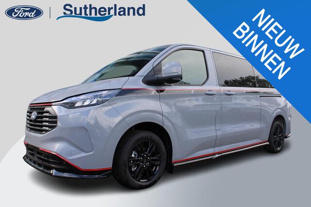 Ford TRANSIT CUSTOM 320 2.5 PHEV L2H1 Grey Platinum DC | Ruime Voorraad! | Dubbele Cabine Of Gesloten Bestel | Rijklaar | Ford Voorraad | Dubbele zijschuifdeur | Dual-zone automatische airconditioning | Privacy glass | Groot middenconsole | Trekhaakvoorbereiding | Centrale d