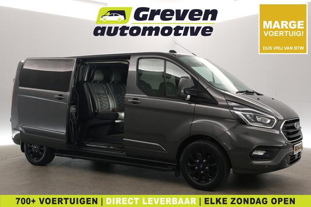 Ford TRANSIT CUSTOM 2.0 TDCI L2H1 Platinum Edition | Marge | Dubbele Cabine | Aut. | Airco | Camera | Cruise | 2xSchuifdeur | Carplay | Trekhaak