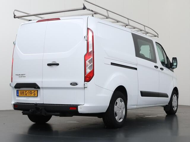 Ford TRANSIT CUSTOM 320 2.0 TDCI | Aut. | L2 H1 | DUBBELE CABINE | AIRCO | CRUISE CONTROL | CAMERA | STOELVERWARMING | APPLE CARPLAY / ANDROID AUTO | TREKHAAK | PARKEERSENSOREN