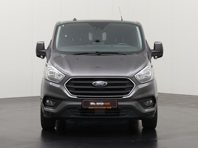 Ford TRANSIT CUSTOM 2.0TDCi 130PK Limited Dubbele Cabine | 2xSchuifdeur | Navigatie | Camera | Airco | Cruise | Trekhaak
