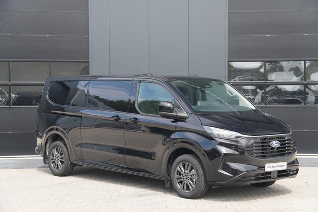 Ford TRANSIT CUSTOM 320 2.0 TDCI L2H1 Limited 170pk - 1+1 Stoelopstelling - 2x Schuifdeur - Adaptive Cruise - Verwarmd stuur - Blind spot - Navigatie - Camera - Draadloos laden - Rijklaar