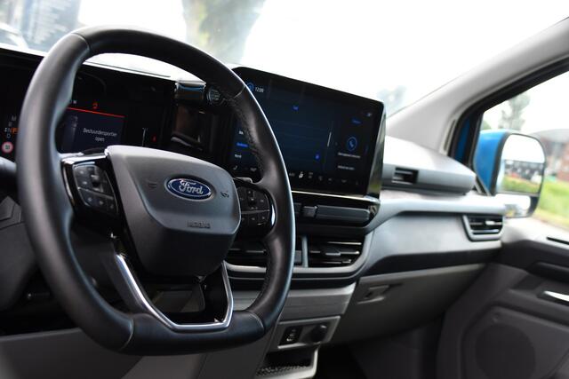 Ford TRANSIT CUSTOM 300 2.0 TDCI L1H1 Sport Camera, Cruise, Carplay, Virtual, 170pk, Stoelverwarming, Automaat, LED, Multimedia, Sensoren, Uniek!