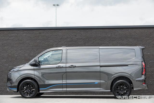 Ford TRANSIT CUSTOM E-Transit L2H1 218Pk Aut. | Elektrisch | Nieuwe 71Kwh Accu | Sport 340 | 2xSchuifdeur | 360° Camera | B&O Sound | 19''