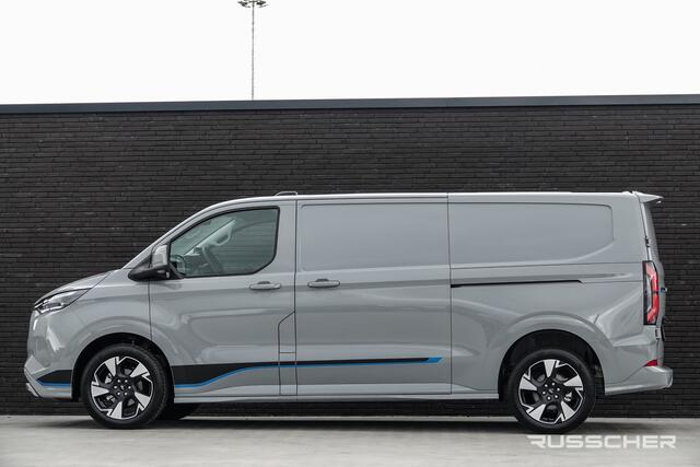 Ford TRANSIT CUSTOM E-Transit L2H1 218Pk Aut. | Elektrisch | Nieuwe 71Kwh Accu | Sport 340 | 2xSchuifdeur | 360° Camera | B&O Sound | 19''