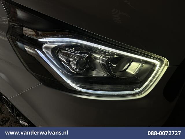 Ford TRANSIT CUSTOM 2.0 TDCI 130pk L2H1 Euro6 Airco | Camera | LED | Apple Carplay | Cruisecontrol | 2800kg Trekhaak Cruisecontrol, Stoelverwarming, Verwarmde voorruit, Parkeersensoren, Bijrijdersbank