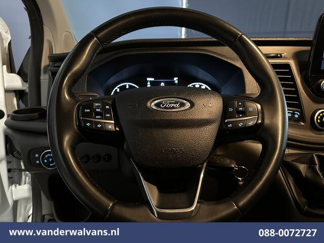 Ford TRANSIT CUSTOM 2.0 TDCI 130pk L2H1 Euro6 Airco | Camera | LED | Apple Carplay | Cruisecontrol | 2800kg Trekhaak Cruisecontrol, Stoelverwarming, Verwarmde voorruit, Parkeersensoren, Bijrijdersbank