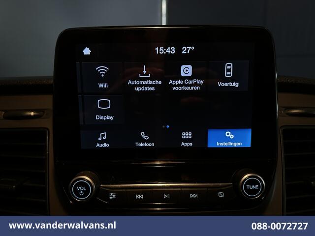 Ford TRANSIT CUSTOM 2.0 TDCI 130pk L2H1 Euro6 Airco | Camera | LED | Apple Carplay | Cruisecontrol | 2800kg Trekhaak Cruisecontrol, Stoelverwarming, Verwarmde voorruit, Parkeersensoren, Bijrijdersbank