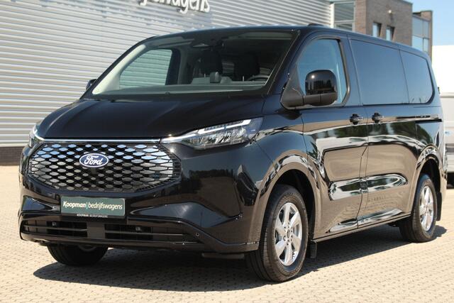 Ford TRANSIT CUSTOM E-Transit 320 L1H1 Kombi | 9 persoons | Limited | 71kWh | 100kW/136pk | Trekgewicht 2300kg | Camera | Carplay/Android | Cruise | Lease 771,- p/m