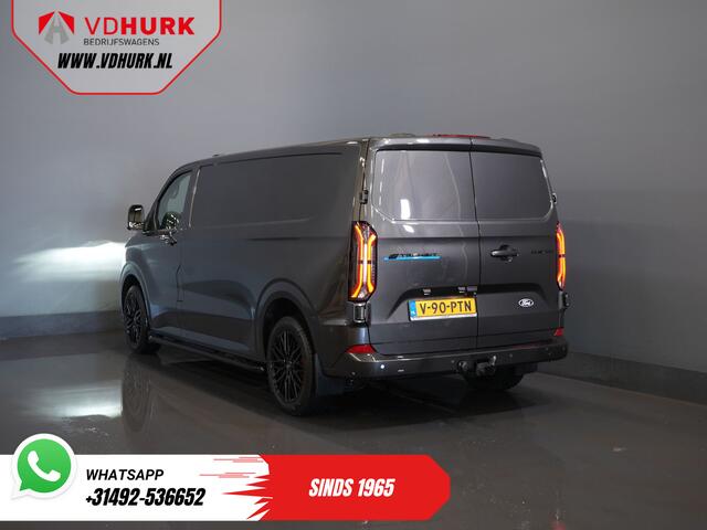 Ford TRANSIT CUSTOM E-Transit L2 Limited 71 kWh 330 km WLTP LED/ Adapt.Cruise/ Standkachel/ Stoelverw./ Frontlip/ Sidebars/ Raptor/ Betimmerd/ Carplay/ 360.Camera/ Climate/ PDC/ 19"LMV/ Trekhaak