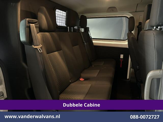 Ford TRANSIT CUSTOM 2.0 TDCI 130pk Automaat L2H1 Dubbele cabine Euro6 Airco | 6-Zits | Camera | Navigatie | LED Apple Carplay, Android Auto, Cruisecontrol, Stoelverwarming, Verwarmde voorruit, Trekhaak, Parkeersensoren, Achterklep