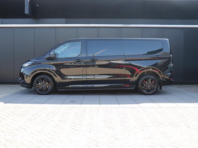 Ford TRANSIT CUSTOM 320 2.5 PHEV L2H1 Black Platinum DC | 5 PERS. | LEDER | DUBBELE SCHUIFDEUR | 360° CAMERA | TREKHAAK | NAVI | CRUISE | STOEL/STUURVERW. |