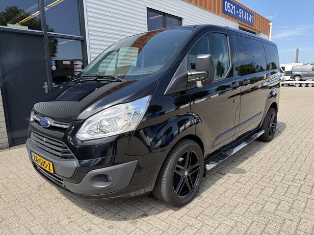 Ford TRANSIT CUSTOM Tourneo 310 2.0 TDCI 130pk L1H1 Titanium / vaste prijs rijklaar ¤ 19.950 incl btw / euro 6 / zwart metallic / airco / cruise / navigatie / trekhaak / camera / isofix !