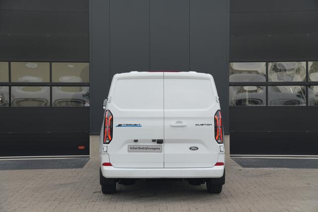 Ford TRANSIT CUSTOM E-Transit 320 L2H1 Limited 71 kWh 218pk - 2x Schuifdeur - Trekhaak - Pro Power - Camera - Carplay - Rijklaar