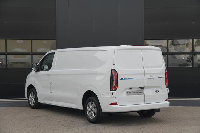 Ford TRANSIT CUSTOM E-Transit 320 L2H1 Limited 71 kWh 218pk - 2x Schuifdeur - Trekhaak - Camera - Carplay - Rijklaar